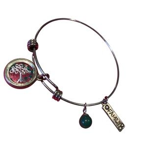 Silver Family Tree Charm Bracelet